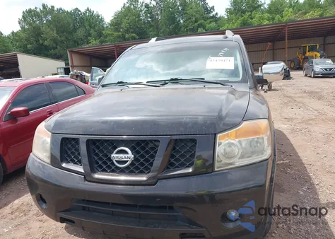 2012 Nissan Armada Sv z USA, uszkodzony, nr VIN 5N1AA0ND7CN605018